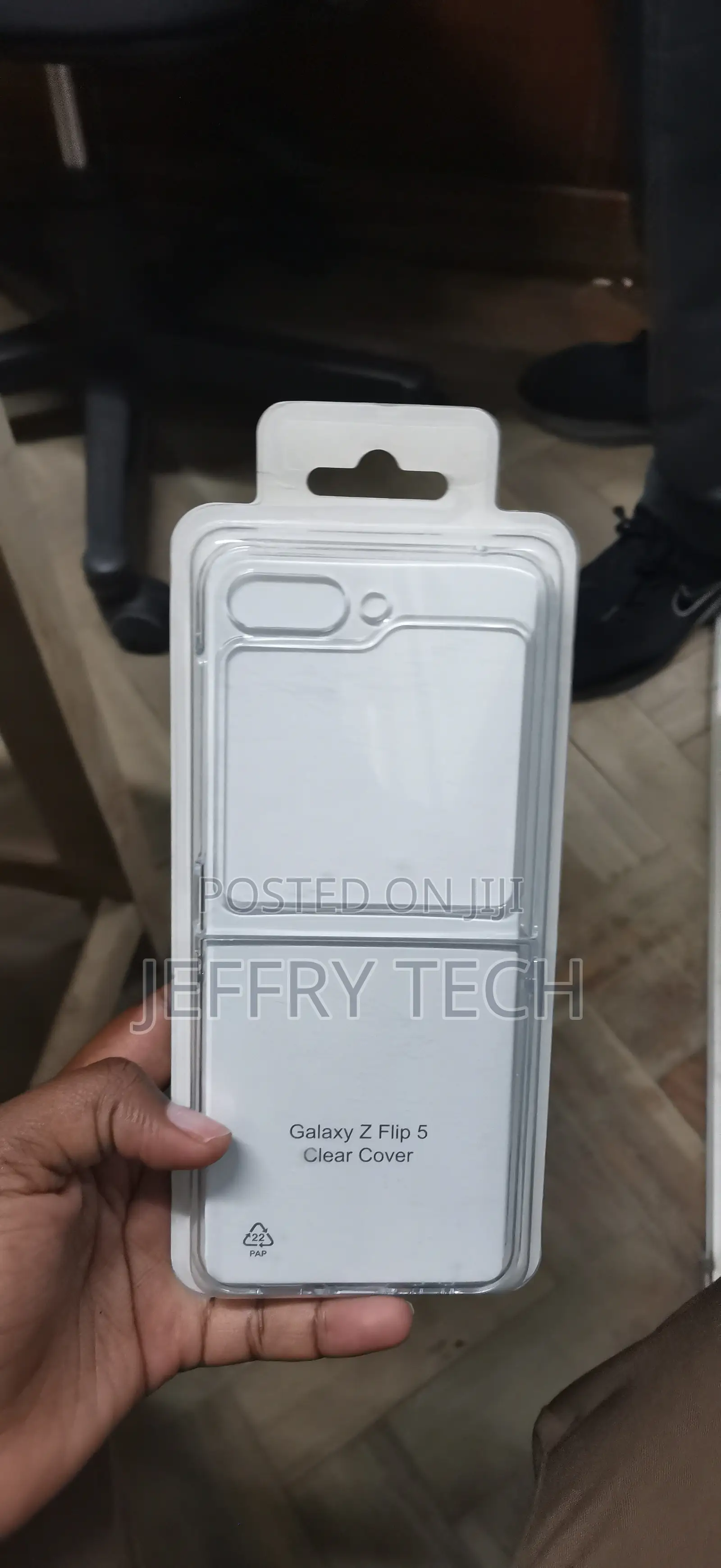 Samsung Galaxy Z Flip 5 Transparent, Two-Piece Phone Case