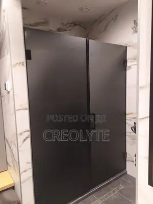Matte Black Framed Shower Enclosure