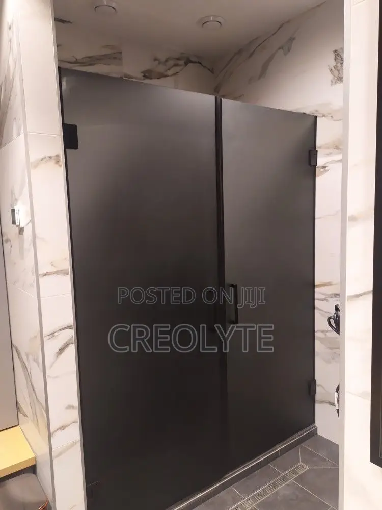 Matte Black Framed Shower Enclosure