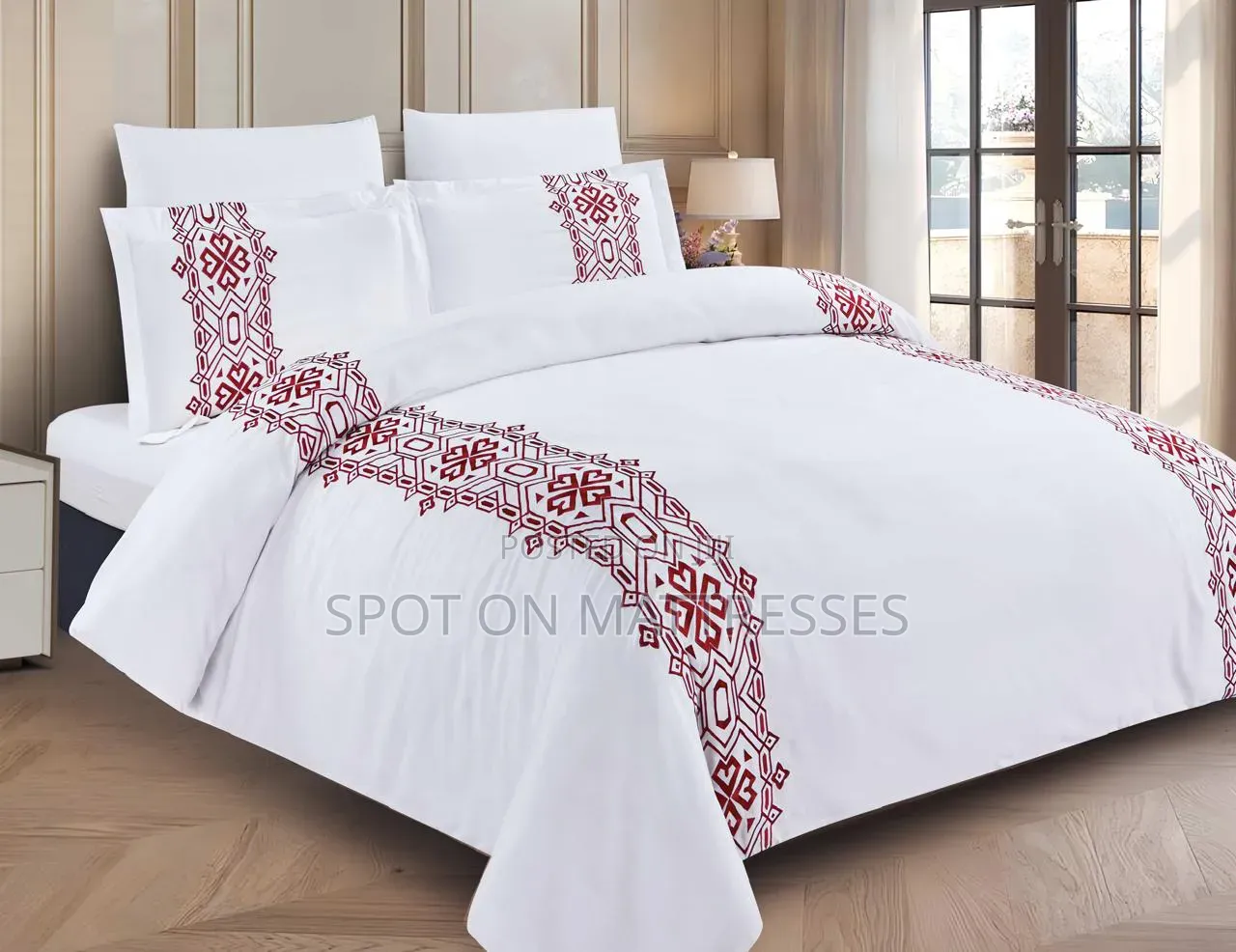 Egyptian Duvet Cover Set. Elegant Comfort Luxury Soft Material.