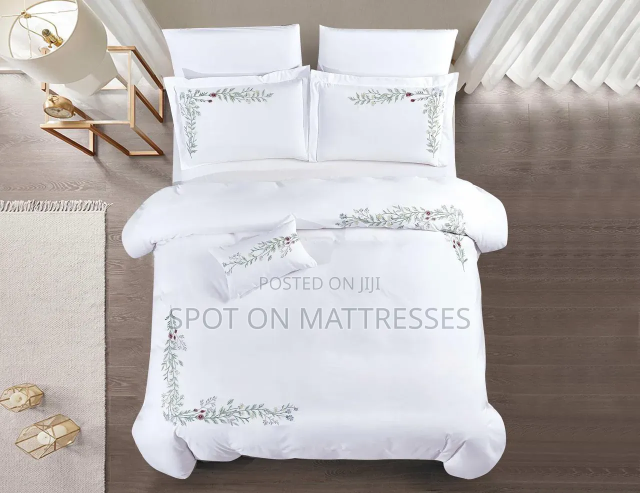 Egyptian Duvet Cover Set. Elegant Comfort Luxury Soft Material.