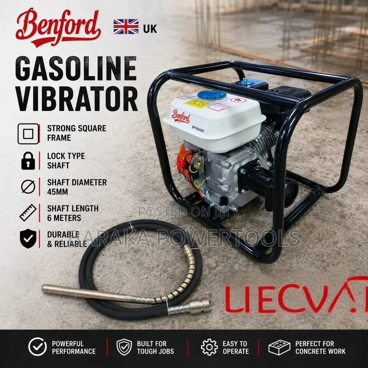 Gasoline Concrete Vibrator