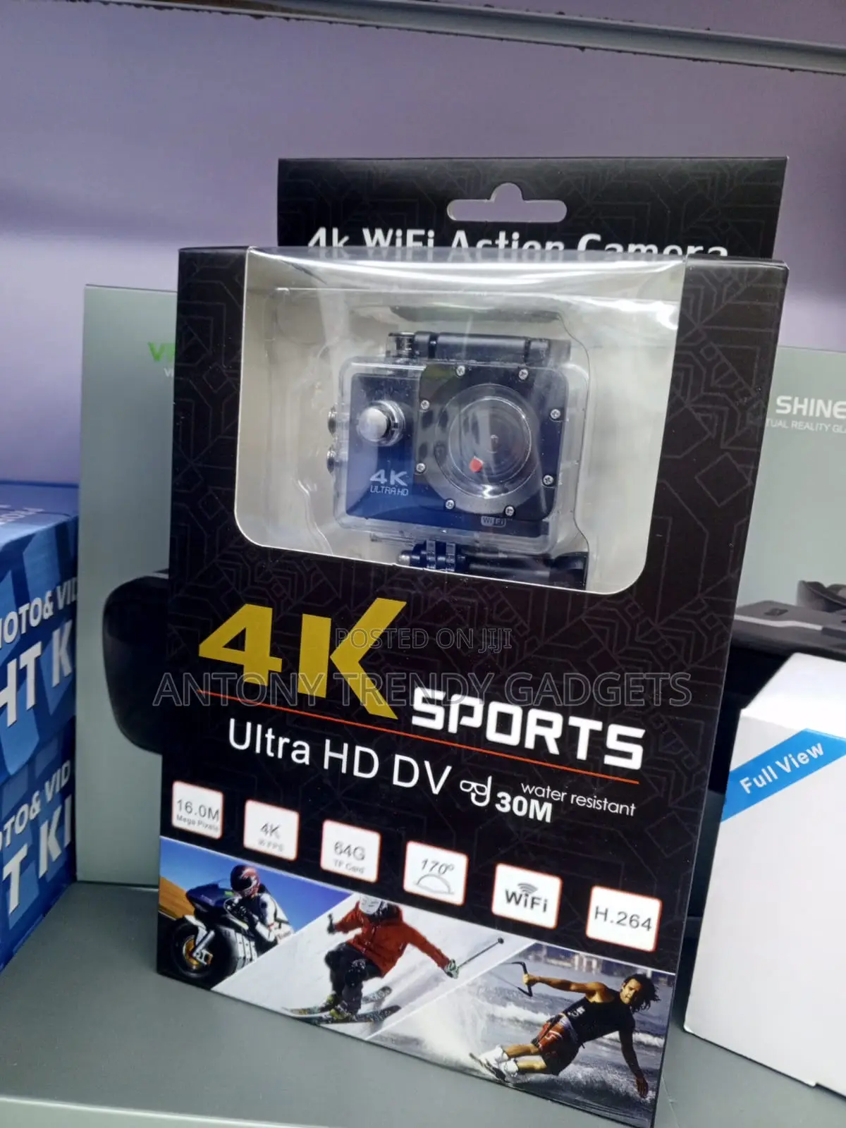 Ultra Hd Wifi Action Camera 170° Waterproof Recorder