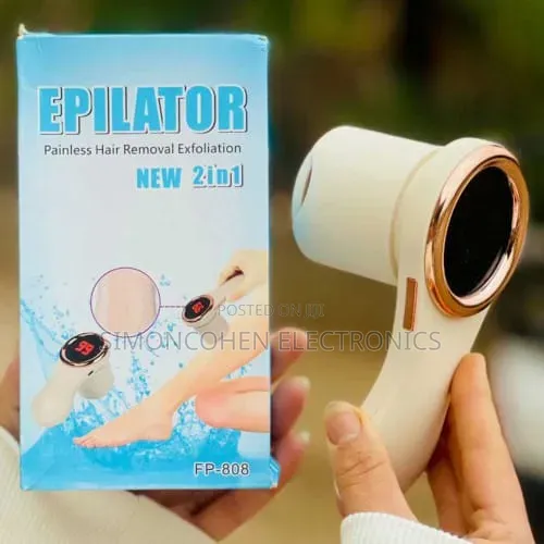 Rechargeable Nano Glass 2in1 Epilator Painless Hair Remover Machine