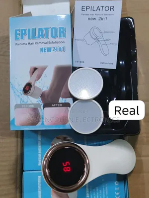 Rechargeable Nano Glass 2in1 Epilator Painless Hair Remover Machine