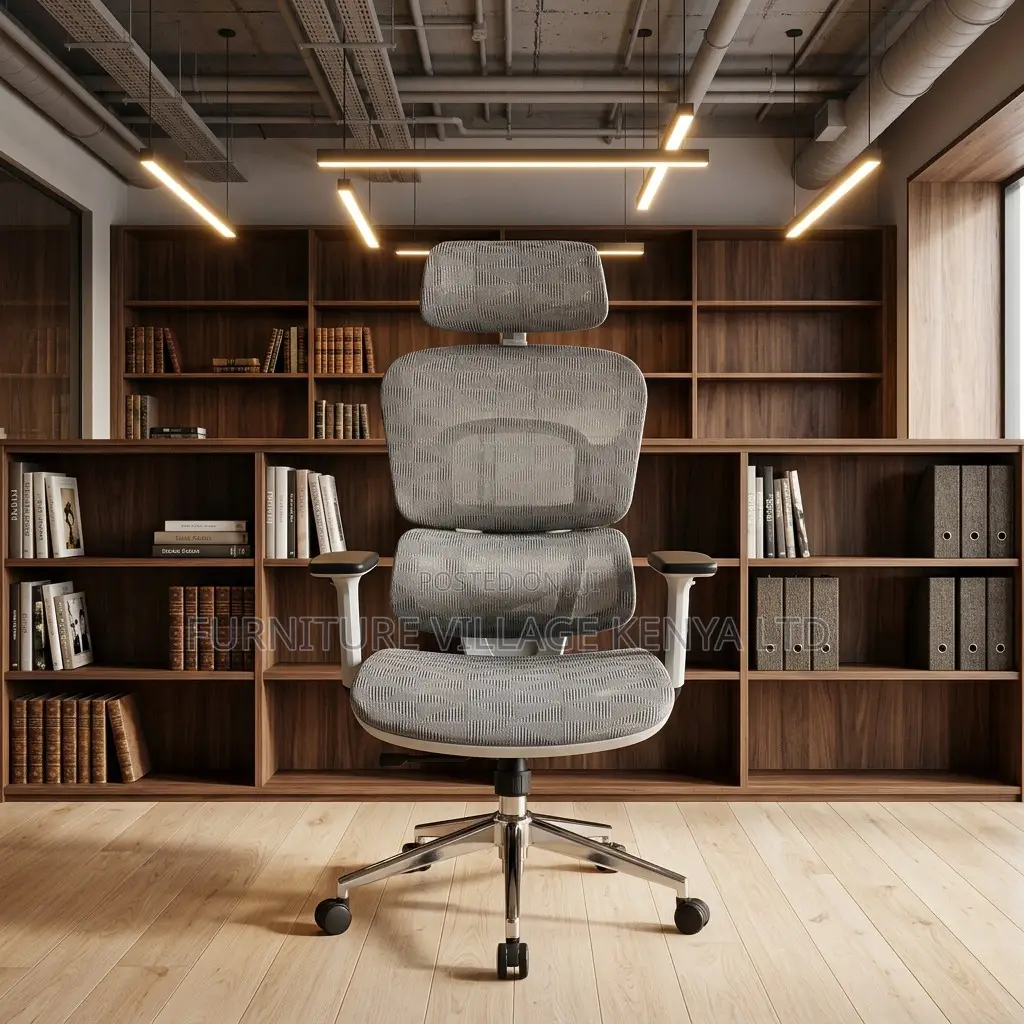 White Mesh Office Chair.