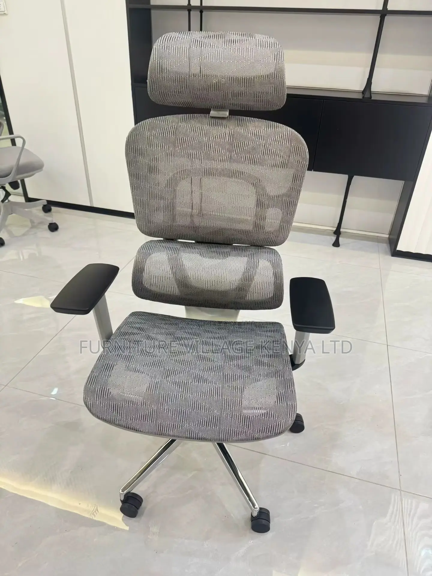 White Mesh Office Chair.