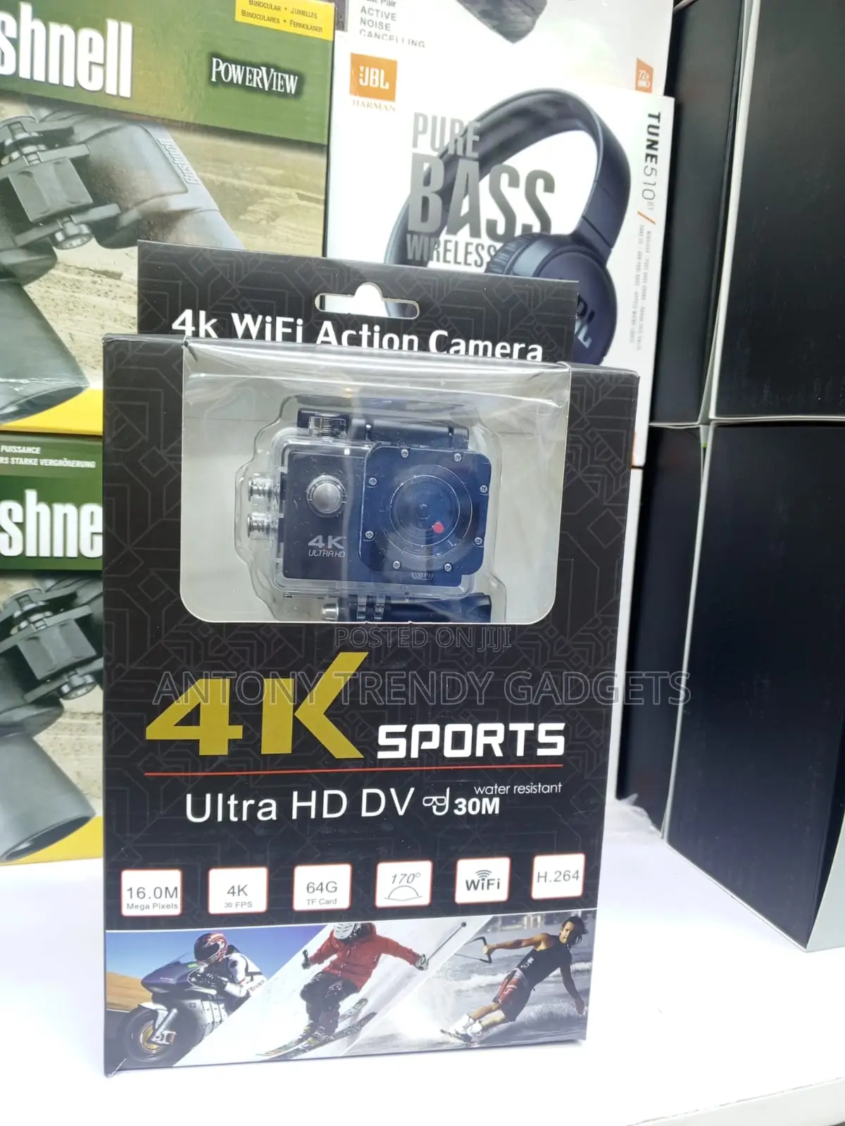 Waterproof Action Camera 170° Wide Angle Wifi DVR