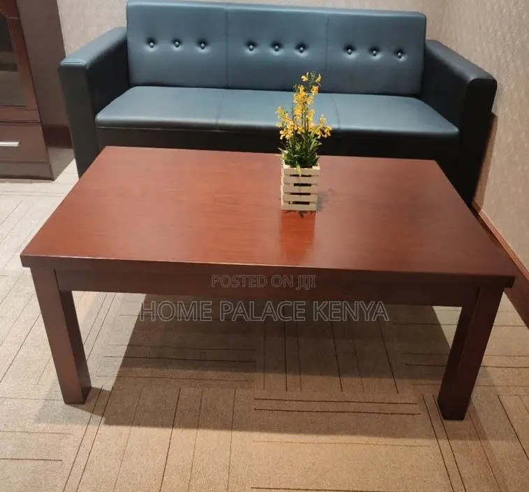 Coffee Table: Premium Solid Pure Mahogany Wood Coffee Table