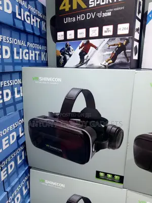 Vr Shinecon Virtual Reality Headset With Headphones 3d Vr