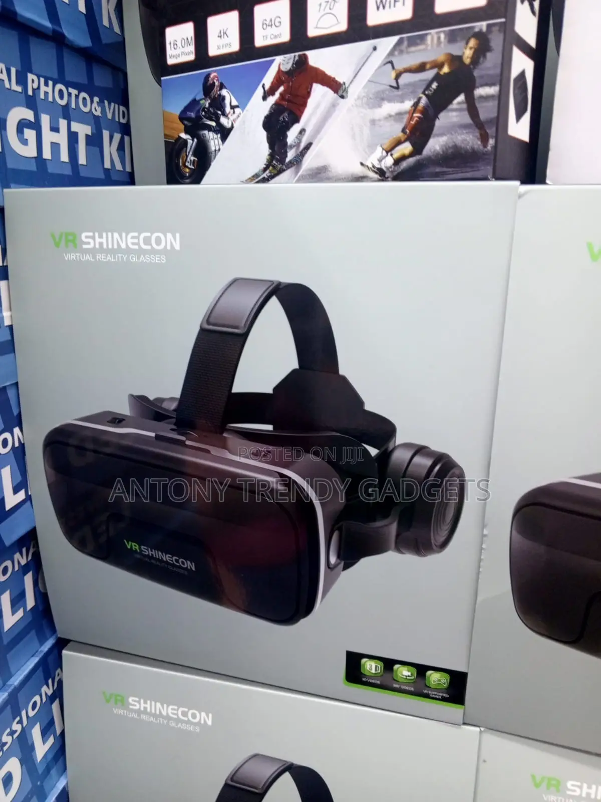 Vr Shinecon Virtual Reality Headset With Headphones 3d Vr