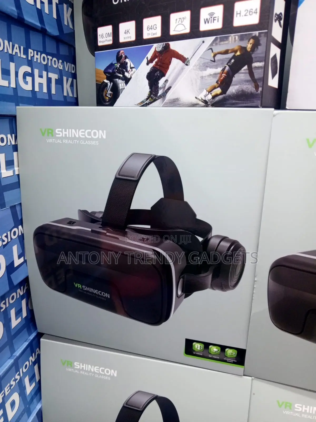 Vr Shinecon Virtual Reality Headset With Headphones 3d Vr