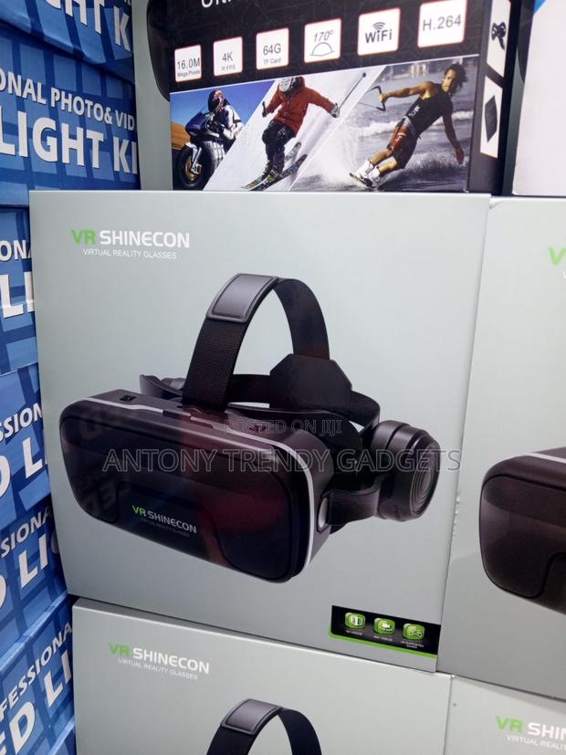 Vr Shinecon Virtual Reality Headset With Headphones 3d Vr - thumbnail 3