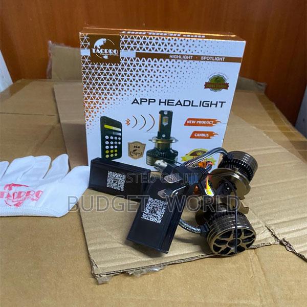 Ap618 H4 Led Headlight Upgrade With Smartphone App Functionality