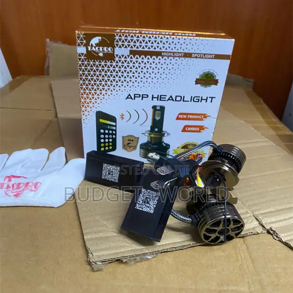 Ap618 H4 Led Headlight Upgrade With Smartphone App Functionality