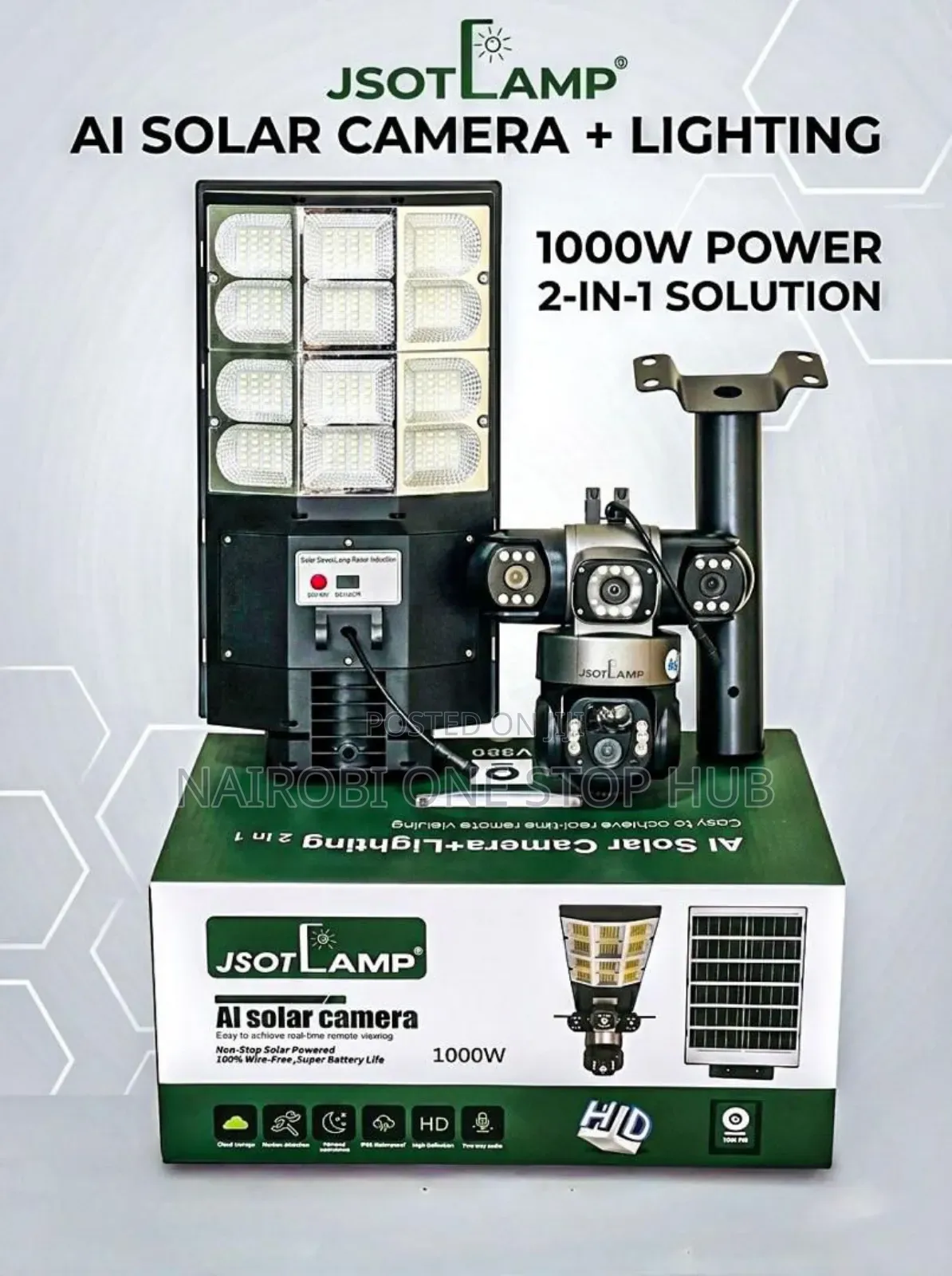 *Jsot Lamp * *Cctv Solar Camera Lighting* *With 4g Simcard
