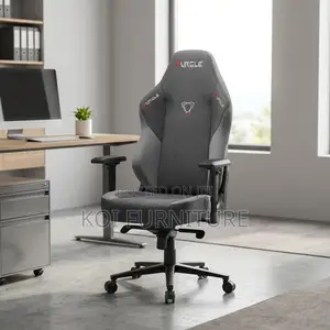 Office Chair : Furgle Grey Fabric Gaming Chair
