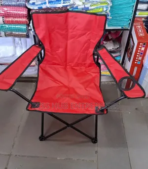 Heavy-Duty Foldable Camping Chair With Cup Holder