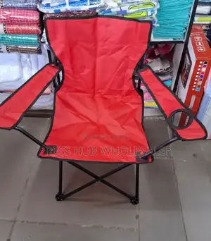 Heavy-Duty Foldable Camping Chair With Cup Holder