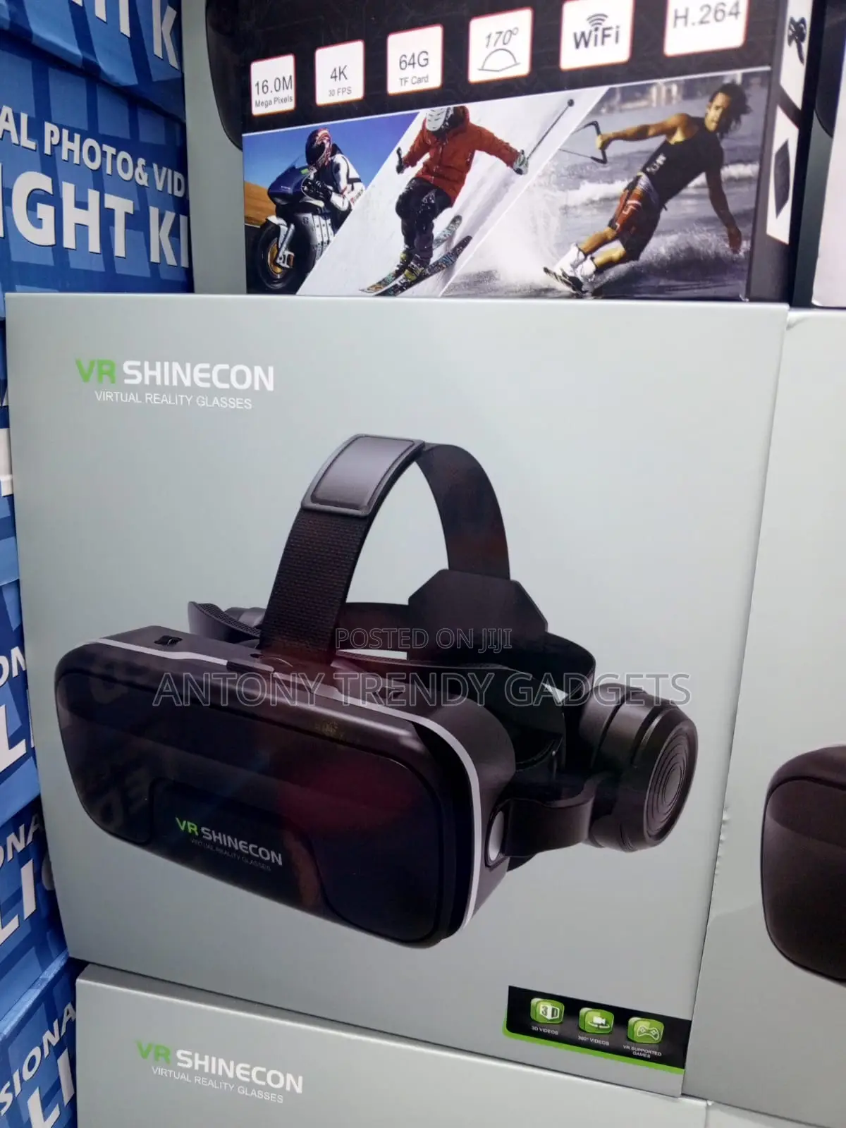 Vr Shinecon Virtual Reality Headset With Built-in Headset