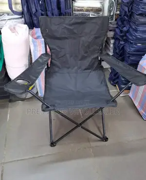 Heavy-Duty Foldable Camping Chair With Cup Holder
