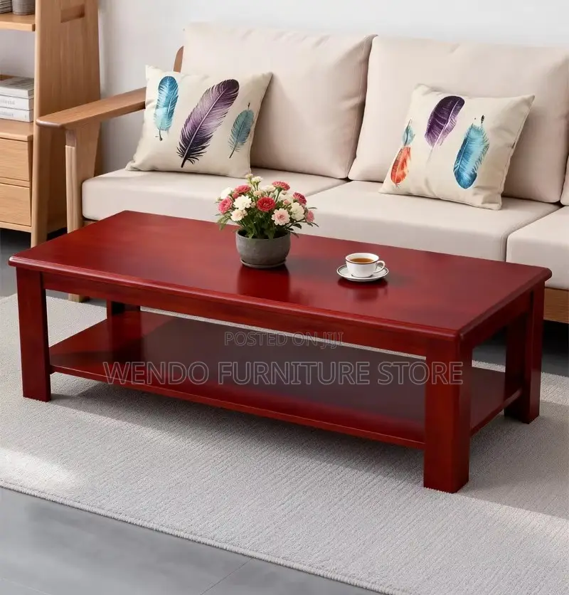 Coffee Table; Mahogany Executive Larizee Coffee Tables
