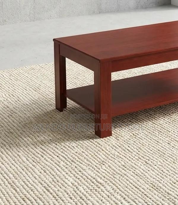 Coffee Table; Mahogany Executive Larizee Coffee Tables - thumbnail 3