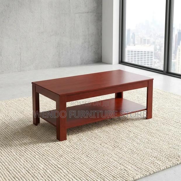 Coffee Table; Mahogany Executive Larizee Coffee Tables - thumbnail 5