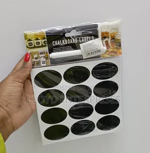 Labels in Black Colour Easy to Write and Erase 80 PCS Label Plus + Pen