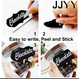 Labels in Black Colour Easy to Write and Erase 80 PCS Label Plus + Pen
