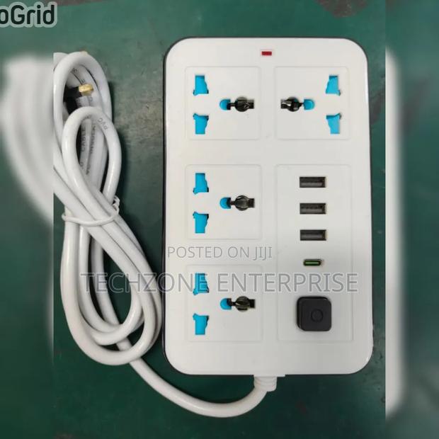 Quality 4 Ways Extension With 4 Usb Port 