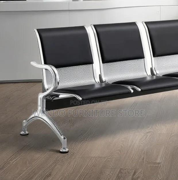 Office Benches; Four Seaters Leather Chemist Reception Bench - thumbnail 2