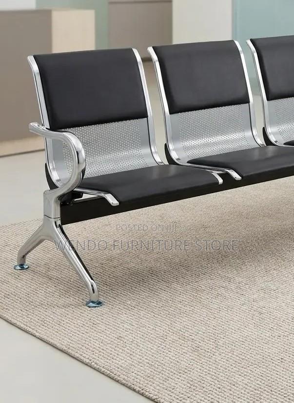 Office Benches; Four Seaters Leather Chemist Reception Bench - thumbnail 6