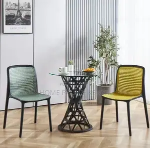 Dining Table: French Style Glass Top Round Black Dining Table
