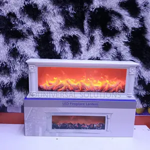 Led Fireplace Lamp 100* 30 Cm/Black Mesh