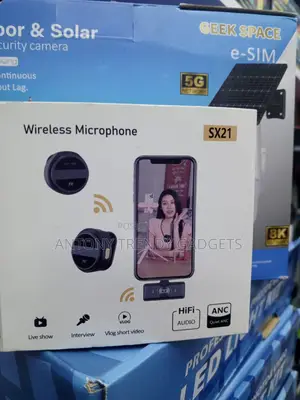 Sx21 Wireless Microphone Anc Noise Reduction Lavalier Mic