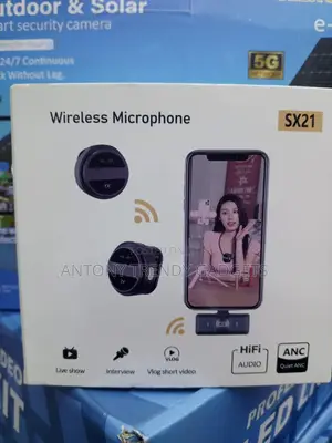 Sx21 Wireless Microphone Anc Noise Reduction Lavalier Mic