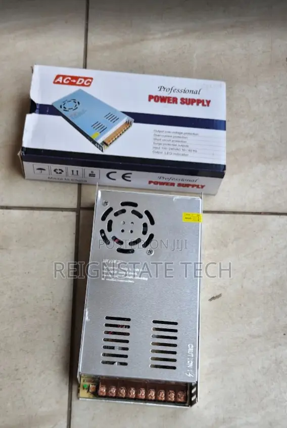 20 Amps 12v Dc Power Supply Silver Open With Fan