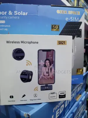Sx21 Wireless Mic for Smartphones Cameras Live Streaming