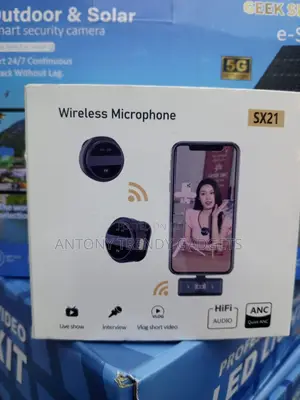 Sx21 Wireless Mic for Smartphones Cameras Live Streaming