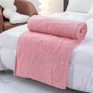Luxury Mink Flowered Fleece Blankets
