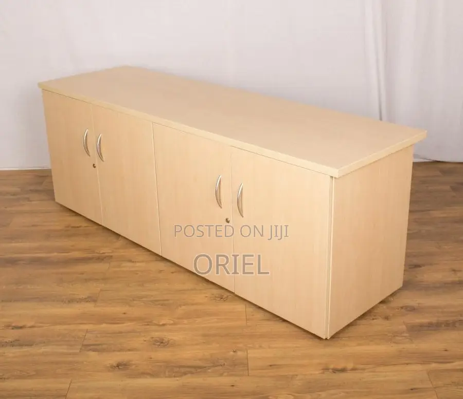 Office Filing Credenza : Office Credenza 4-Door Storage Cabinet