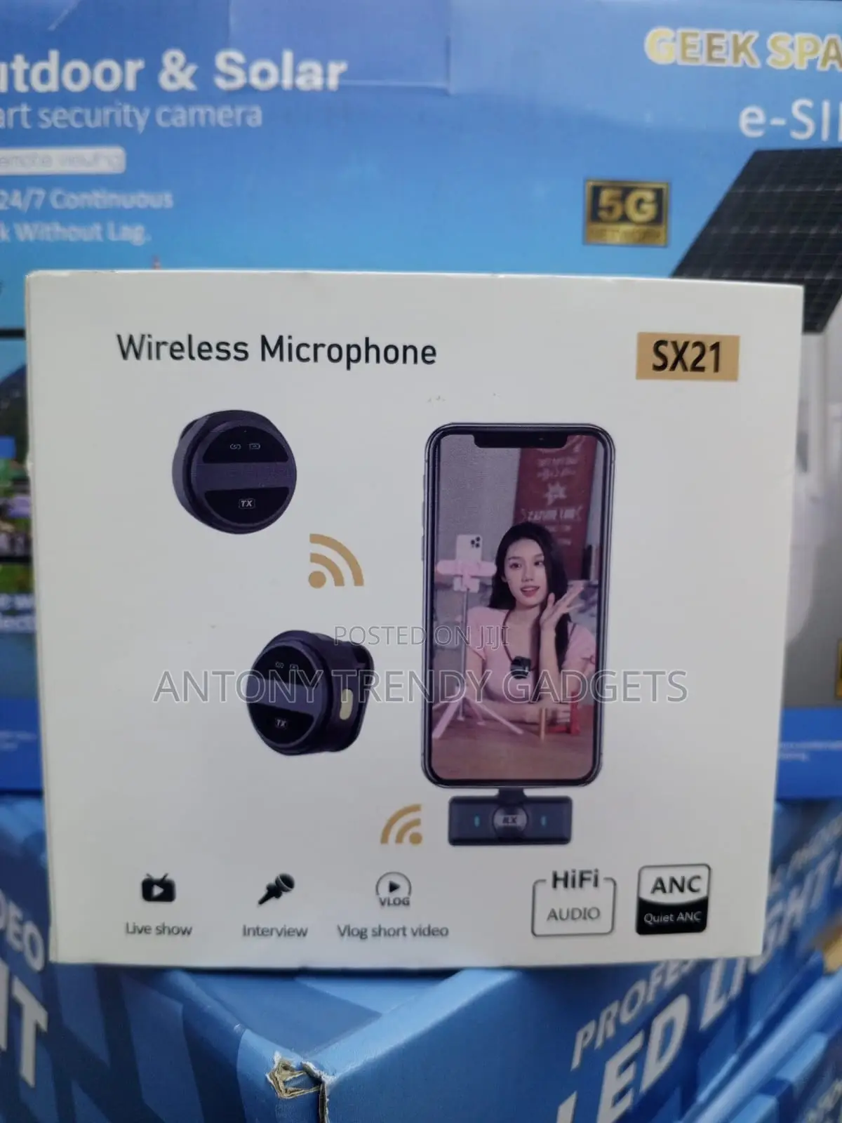 Sx21 Plug and Play Wireless Microphone Hifi Audio System
