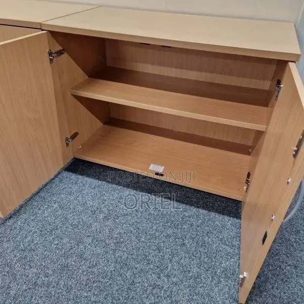 Office Filing Credenza : Office Credenza 4-Door Storage Cabinet