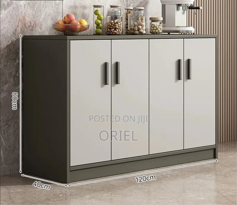 Office Filing Credenza : Office Credenza 4-Door Storage Cabinet