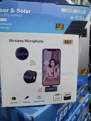 Sx21 Rechargeable Wireless Lavalier Microphone 20m Range