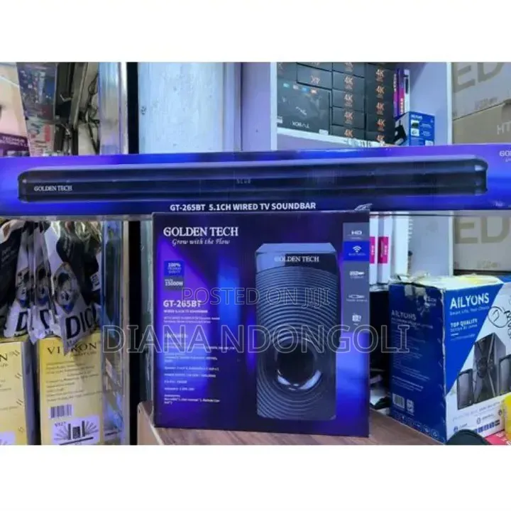 Golden Tech Sound Bar 5.1
Code:Gt-275bt