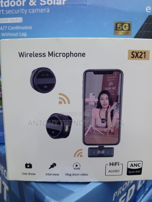 Sx21 Portable Wireless Microphone for Vlogging Interviews