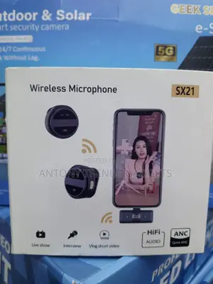 Sx21 Portable Wireless Microphone for Vlogging Interviews