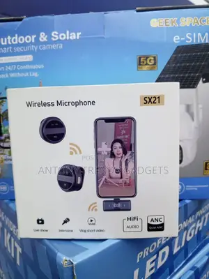 Sx21 Portable Wireless Microphone for Vlogging Interviews